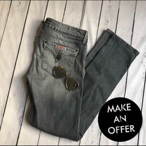 Worn Once Only! Hudson Grey Jeans